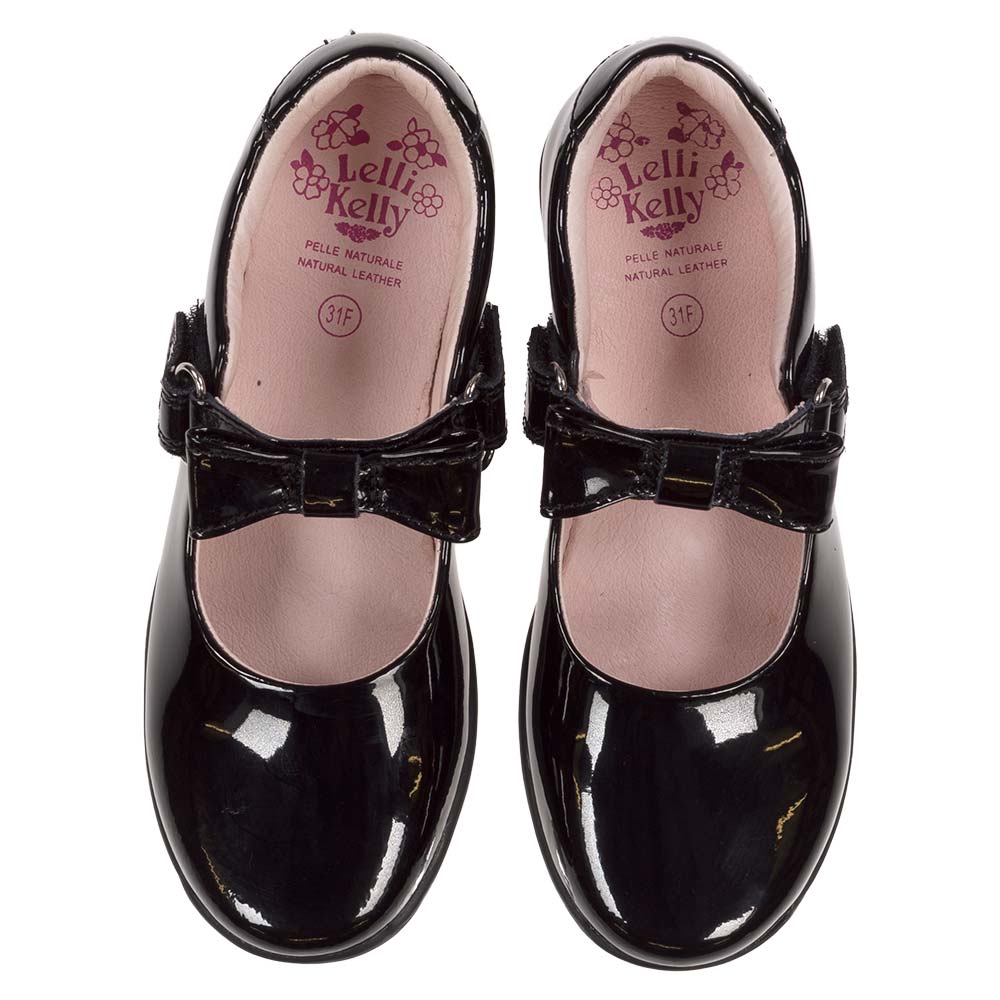 Lelli Kelly Maribella Mermaid Girls School Dolly Shoe F Fit - Black ...