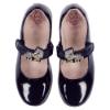 Picture of Lelli Kelly Bella 2 Unicorn School Shoe F Fitting - Navy Patent