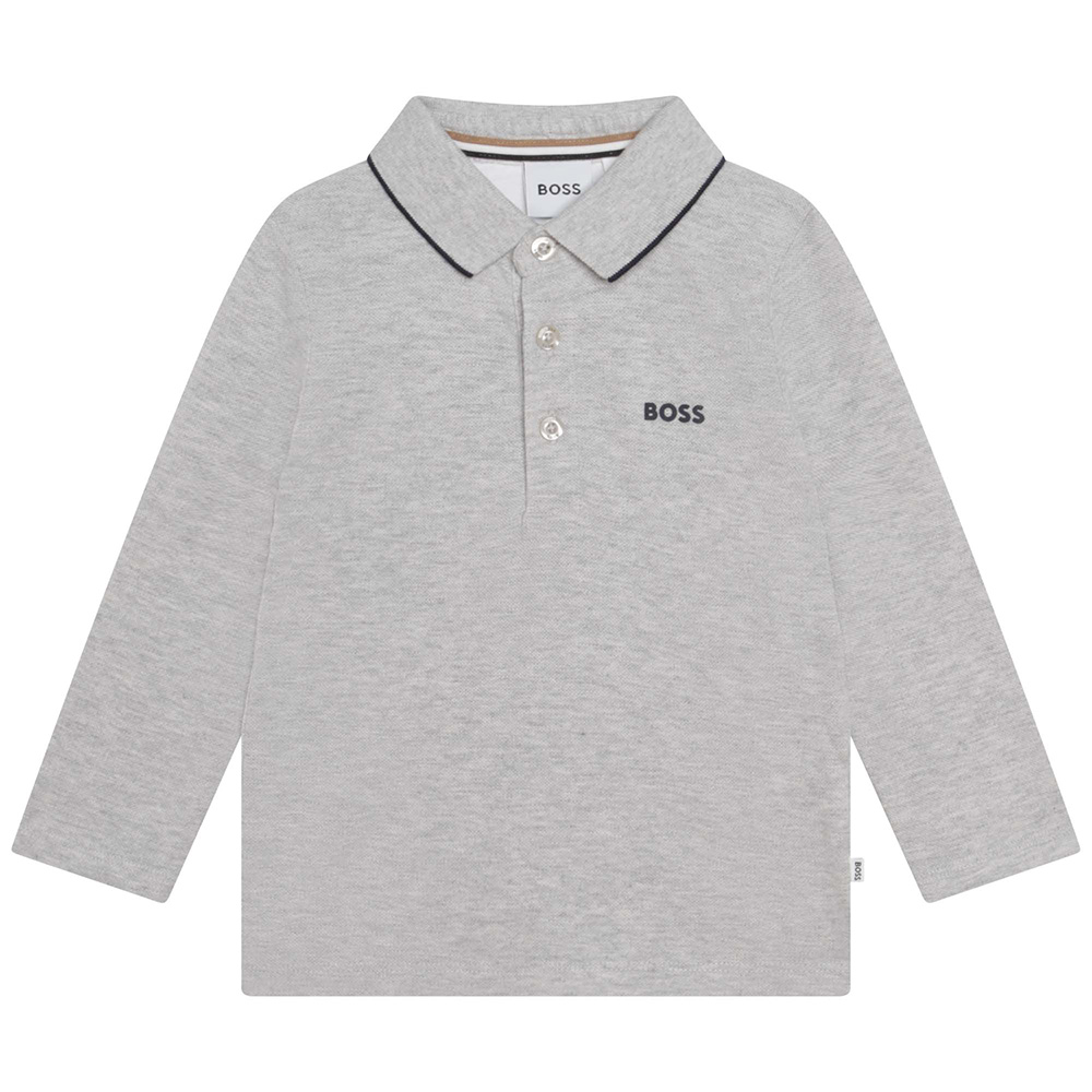 Long sleeve polo shirts toddler boy cheap