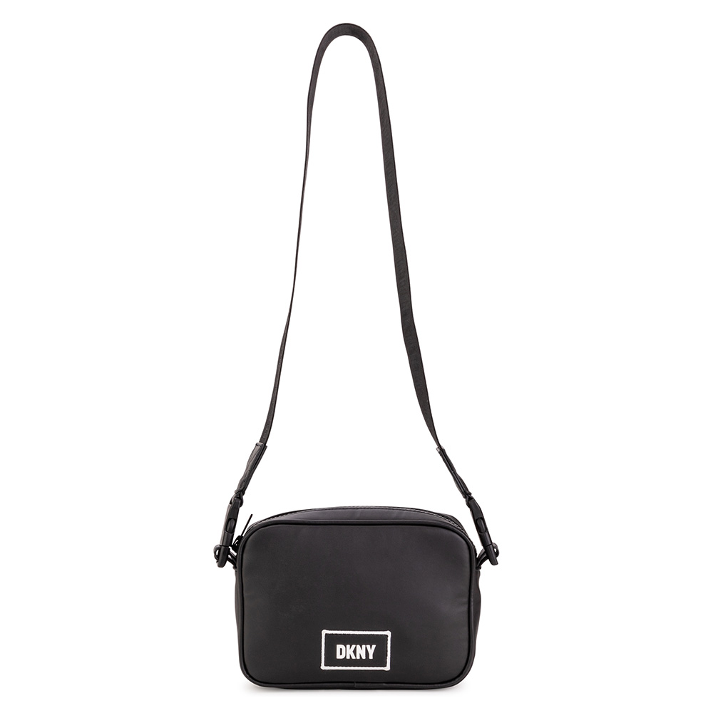 DKNY Kids Girls Crossbody Logo Bag Black