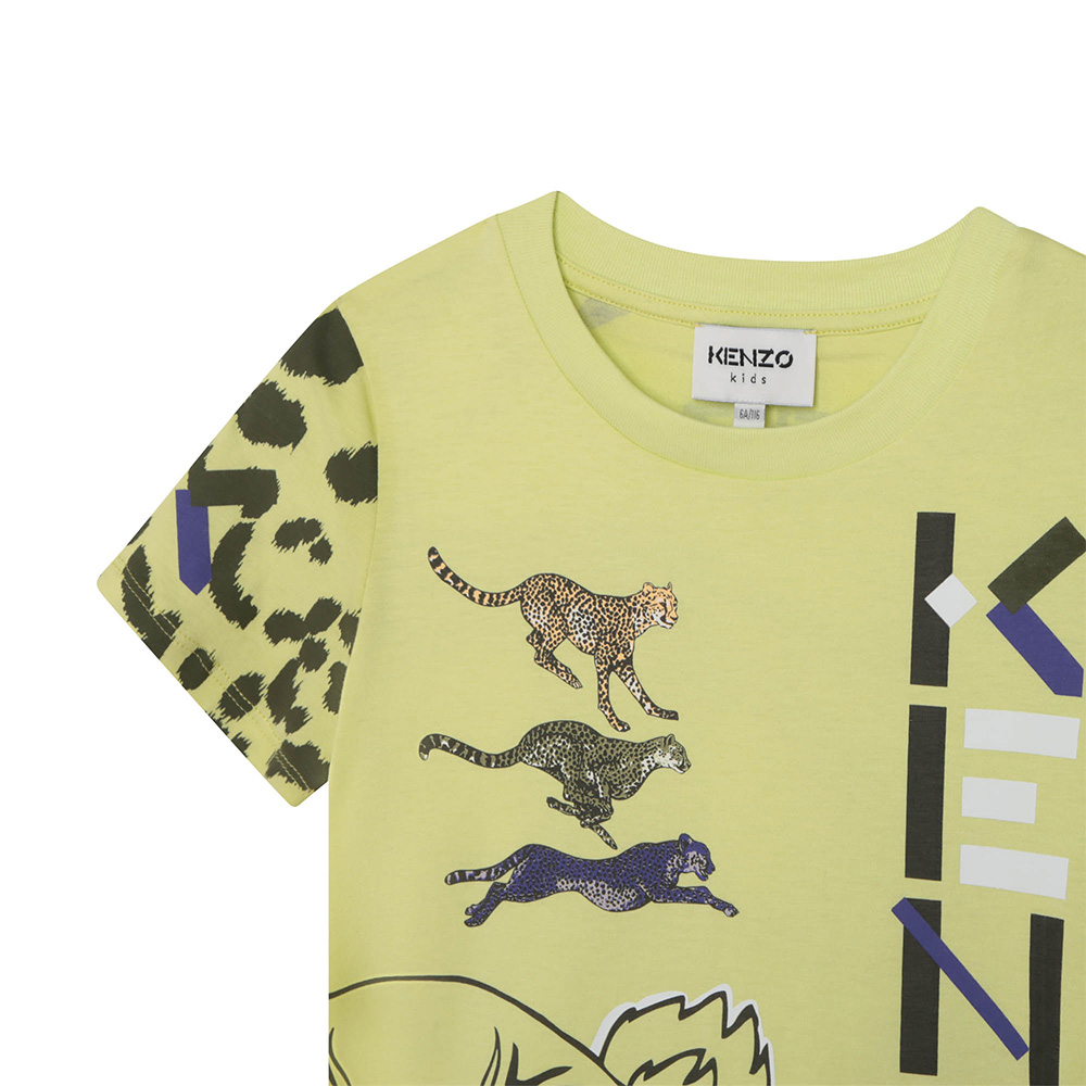 Lime green kenzo shirt 2025