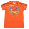 Picture of Kenzo Kids Boys Elephant T-shirt - Orange