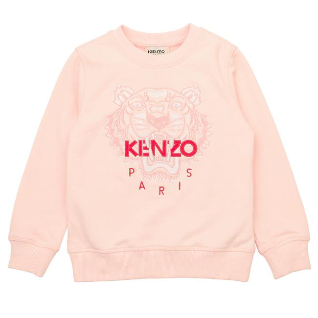 Picture of Kenzo Kids Girls Tiger Sweatshirt - Pink