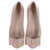 Picture of Panache Girls Double Bow Flat Pump Shoe - Make Up Patent 