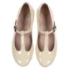 Picture of Panache Girls T Bar Pump - Cream Patent