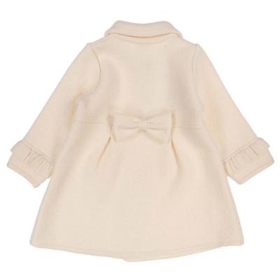 Picture of Marae Kids Girls Merino Wool Ruffle Coat - Ivory