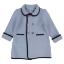 Picture of Marae Kids Boys Merino Wool Coat - Light Blue & Navy