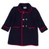 Picture of Marae Kids Boys Merino Wool Coat - Navy Blue Red