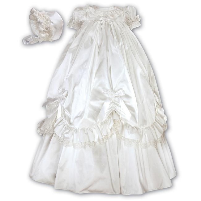 Picture of Sarah Louise Girls Silk Ceremony Dress Set - Ivory 