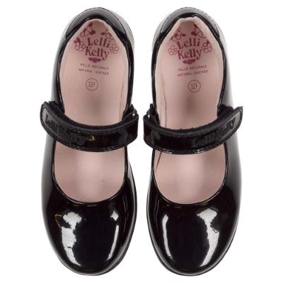 Picture of Lelli Kelly Maribella 2 Mermaid School Shoe F Fitting - Navy Patent 