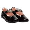 Picture of Lelli Kelly Bella Unicorn School Shoe G Fitting - Black Patent