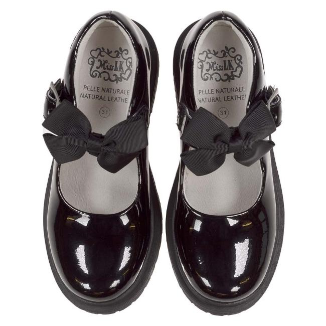 Lelli Kelly Miss LK Jessie Mary Jane School Shoe Black Patent