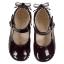 Picture of Panache Baby Girls High Back Bow Shoe - Black Patent