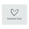 Picture of Panache Girls Double Bow Flat Pump Shoe - Black Patent