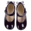 Picture of Panache Baby Girls High Back Bow Shoe - Navy Patent 