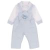 Picture of Sofija Nico Rockinghorse Padded Dungaree Set - Blue