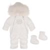 Picture of Sofija Snowsuit With Embroidered Crown - Ivory