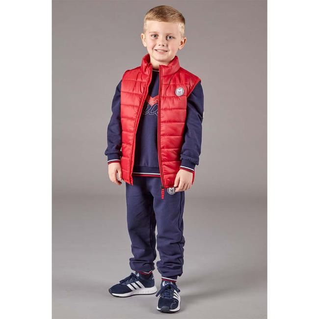 Picture of MiTCH Boys Rooney Padded Gilet - Chilli Red  