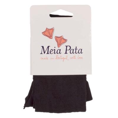 Picture of Meia Pata Girls Microfibre Lacy Tights  - Black 