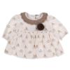 Picture of Foque Baby Girls Bear Print Dress & Pants Set - Ivory Beige