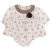 Picture of Foque Baby Girls Bear Print Dress & Pants Set - Ivory Beige