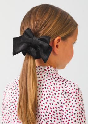 Picture of Abel & Lula Girls Glitter Velvet Headband Scrunchie - Black