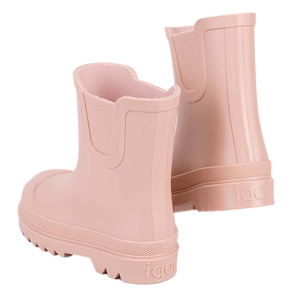 Igor Tokio Short Elastic Gusset Rain Boot Maquillaje Pink. Children's