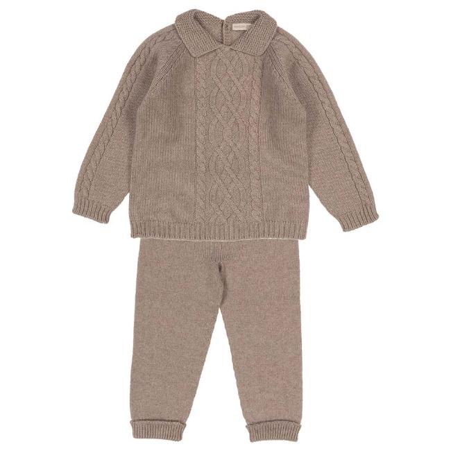 Picture of Wedoble Baby Boys Cashmere Blend Sweater Set - Beige