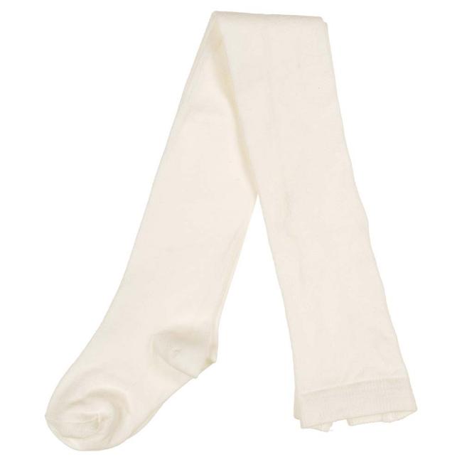 Picture of Meia Pata Plain Cotton Tights - Ivory