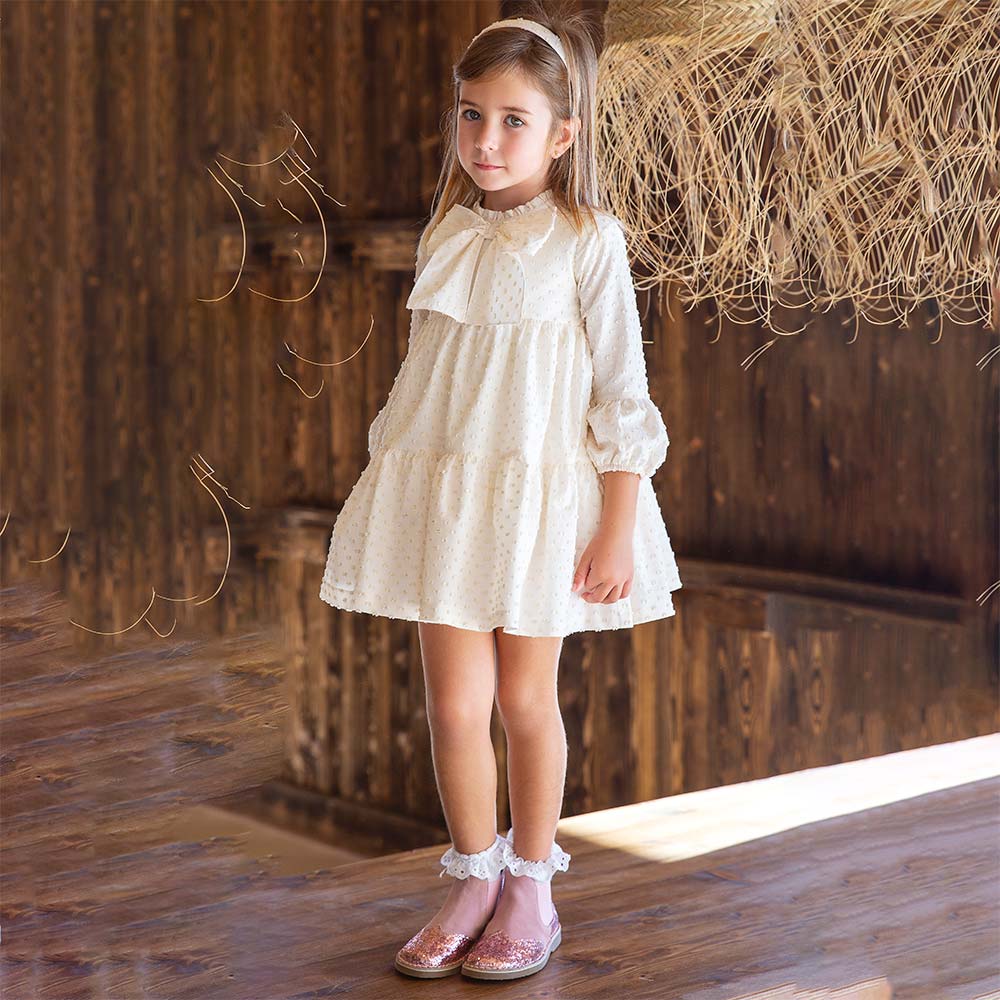 Cream a line online dress