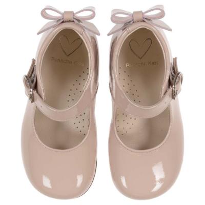 Simply Petals Girls Classic Comfortable Dainty Slip On Knotted Ballerina Mary Jane Flats Toddlers/Little Girls 
