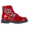 Picture of Lelli Kelly Sequin Fairy Wings Ankle Boot - Red Glitter Patent 
