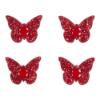 Picture of Lelli Kelly Sequin Fairy Wings Ankle Boot - Red Glitter Patent 