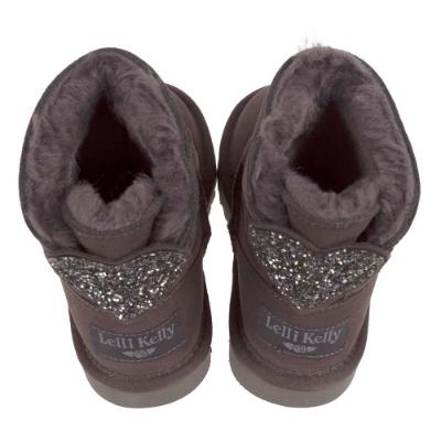 Picture of Lelli Kelly Isabella Girls Sheepskin Ankle Boot - Grey