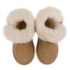 Picture of Lelli Kelly Olivia Girls diamante Heart Sheepskin Ankle Boot - Chestnut