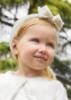 Picture of Abel & Lula Baby Girls Big Bow Velvet Headband - Ivory