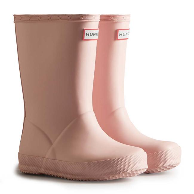 Hunter Little Kids First Classic Rainboots Azalea Pink