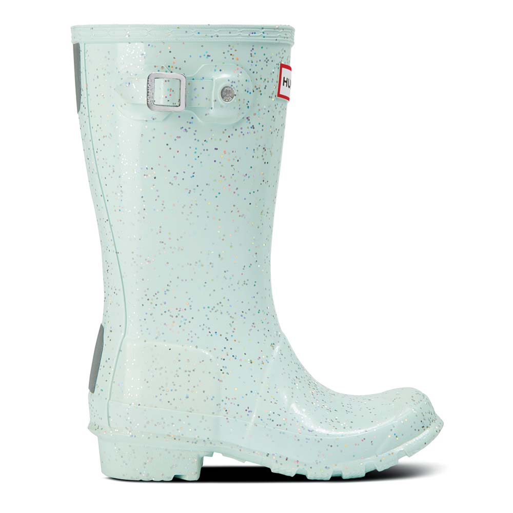 blue glitter hunter wellies