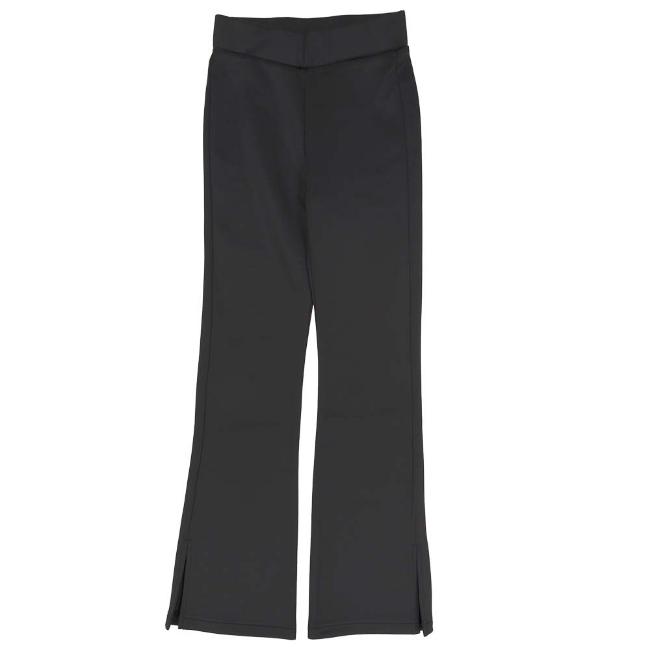 Picture of iDo Junior Girls Stretchy Flared Leggings - Black
