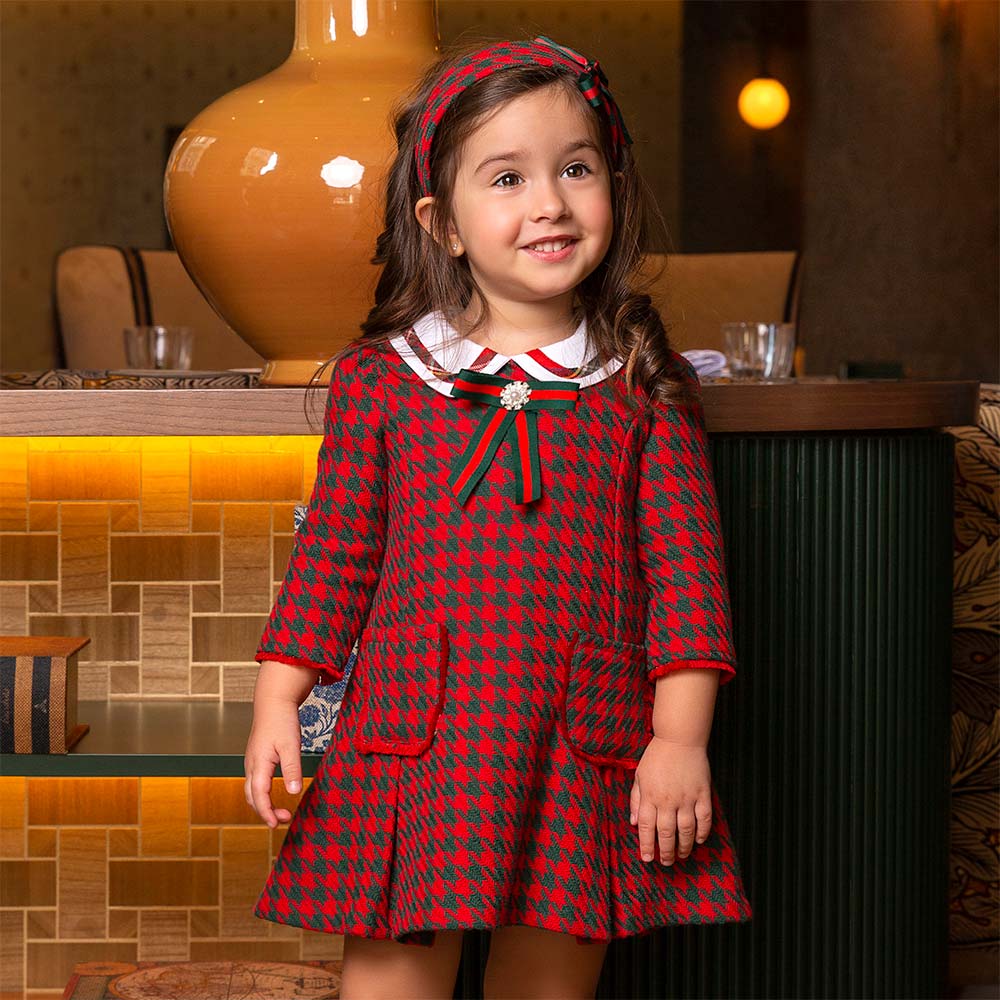 Meraki Bambini Girls A Line Dress Christmas - Red Green. Children's  Designer Clothes & Shoes | Panache Kids Genuine Designerwear for Girls,  Boys & Babies