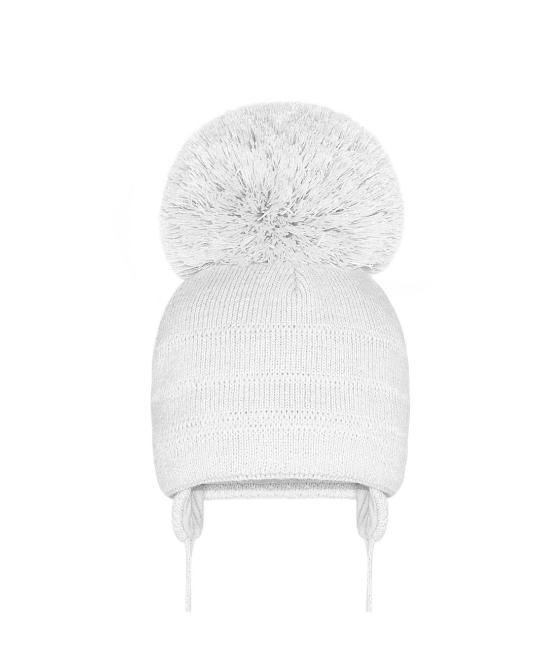 Picture of Pom Pom Envy Super Pom Hat - White