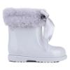 Picture of Igor Bimbi Soft Fur Cuff Ankle Rainboot - Light Grey