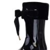 Picture of Igor Campera Velvet Cuff Ribbon Tie Rainboot - Black