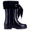 Picture of Igor Campera Velvet Cuff Ribbon Tie Rainboot - Navy Blue