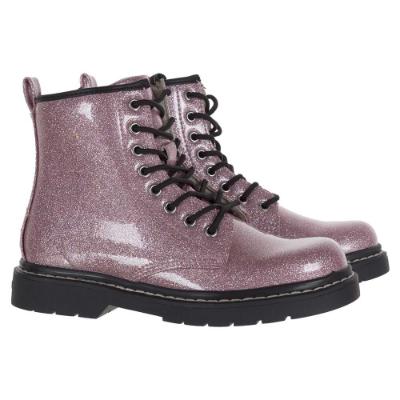 Picture of Lelli Kelly Emma Inside Zip Girls Iconic Ankle Boot - Rosa Pink Glitter Patent 