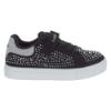 Picture of Lelli Kelly Girls Diamante Easy On Stella Trainer - Black Suede