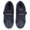 Picture of Lelli Kelly Girls Diamante Easy On Stella Trainer - Navy Blue Suede