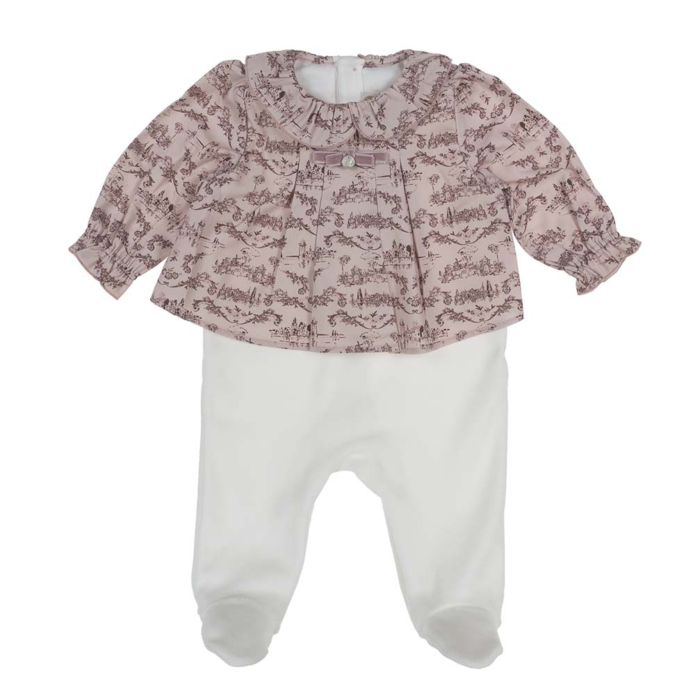 Pyjama bébé en velours Happy Bunny