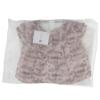 Picture of Purete du... bebe Girls Velour & Etoile Print Babygrow - White Pink