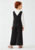 Picture of Abel & Lula  Girls Knitted Jumpsuit & Blouse Set - Black